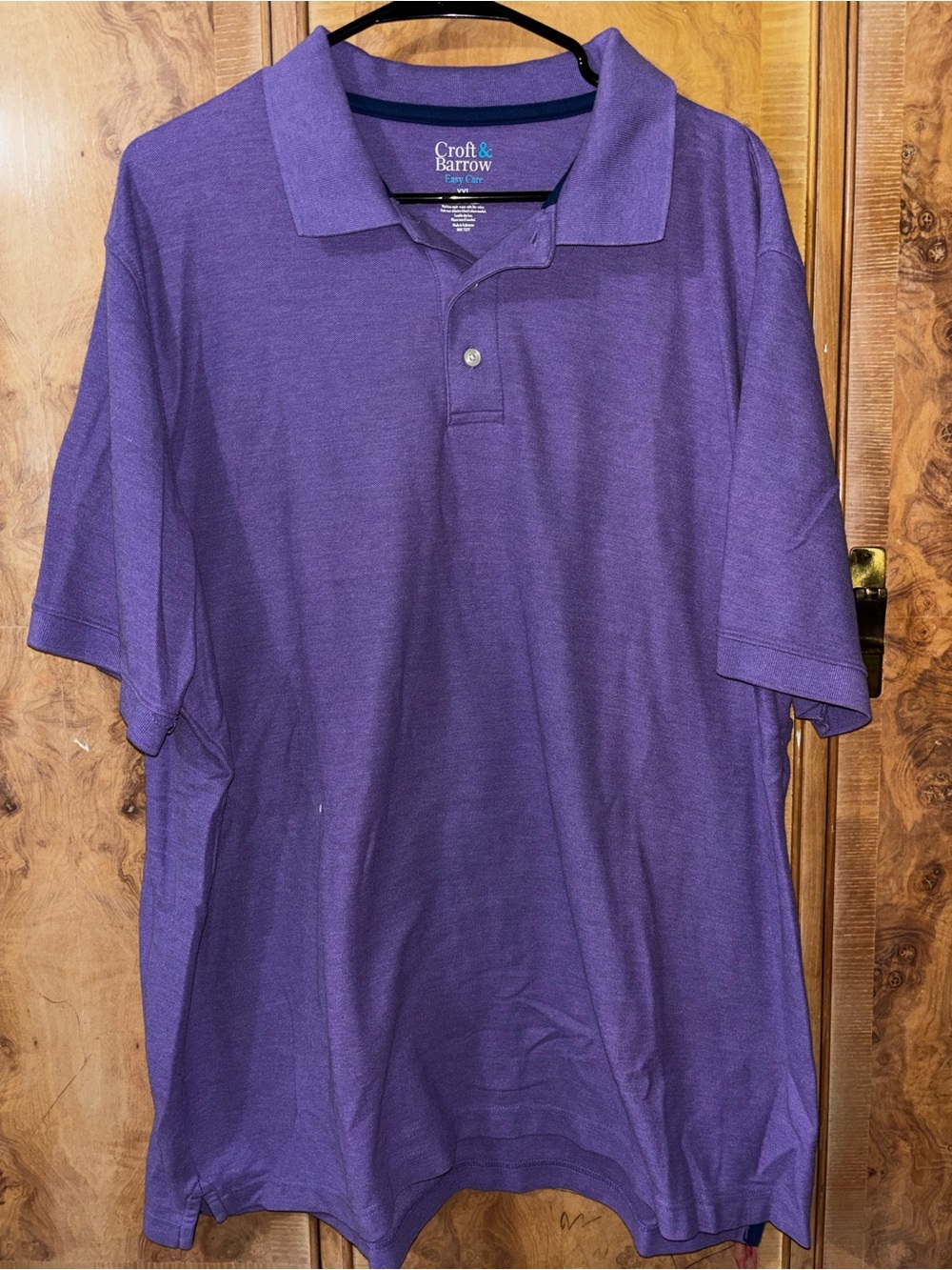Croft & Barrow Men's Purple Polo Shirt size XXL